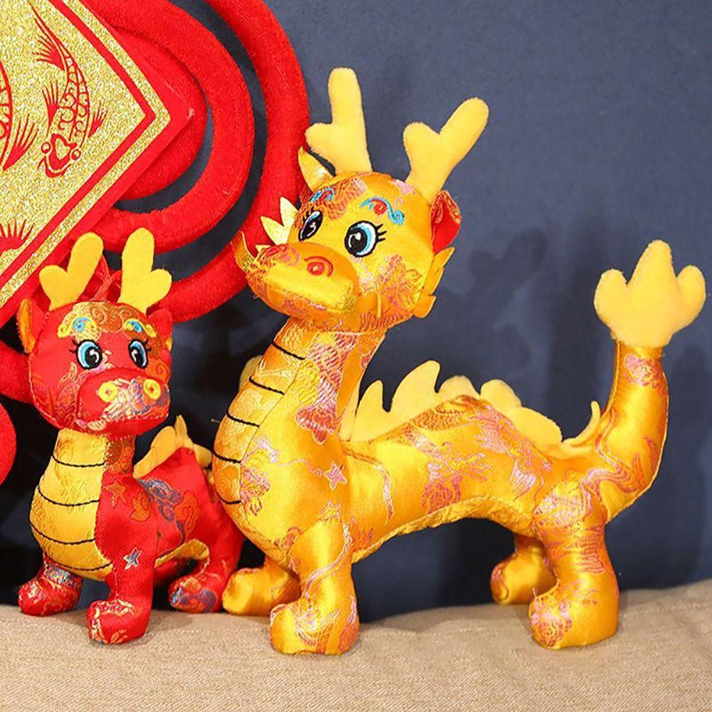 Rồng Nhồi Bông Mềm Mại Phong Cách Trung Hoa