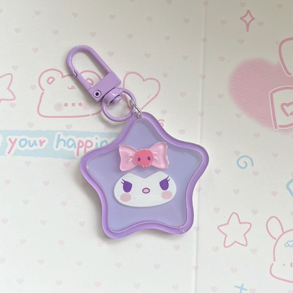 Sanrio kuromi melody cinnamoroll Hoạt Hình Xinh Xắn Gắn Móc Khóa