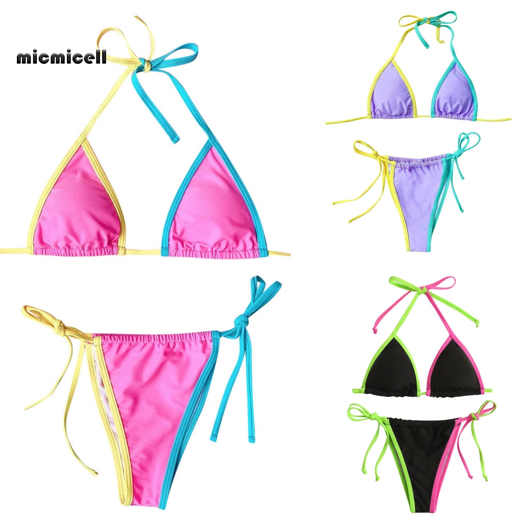 Bộ Đồ Bơi bikini Mềm Mại Không Gọng Quyến Rũ Cho Nữ