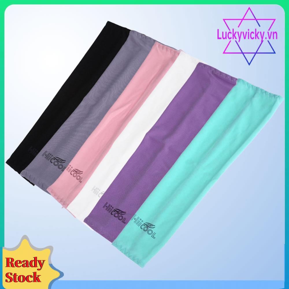 1 Cặp Vỏ Bọc Cánh Tay Làm Mát Chống Tia uv Khi Đi Xe Đạp / Chơi golf Ngoài Trời
