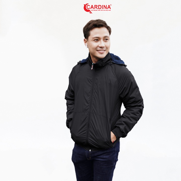 Áo Khoác Nam 𝐂𝐀𝐑𝐃𝐈𝐍𝐀 Chất Gió Trơn Lót Lông Cao Cấp Siêu Nhẹ Siêu Ấm LTM