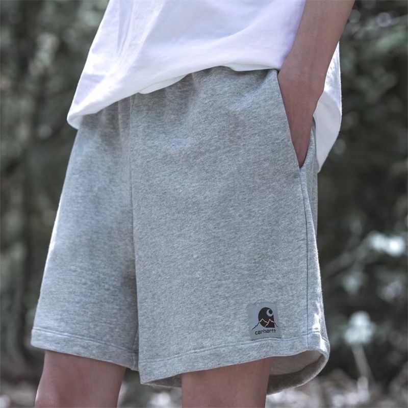 Carhartt Quần Short Thể Thao Vải cotton Thoáng Khí Nhanh Khô Thêu logo Cá Tính Cho Nam