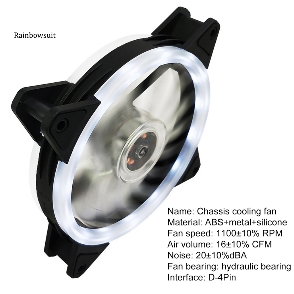 Quạt Tản Nhiệt Làm Mát Không Khí 12cm rgb Bằng pc Cho Nhà Ở