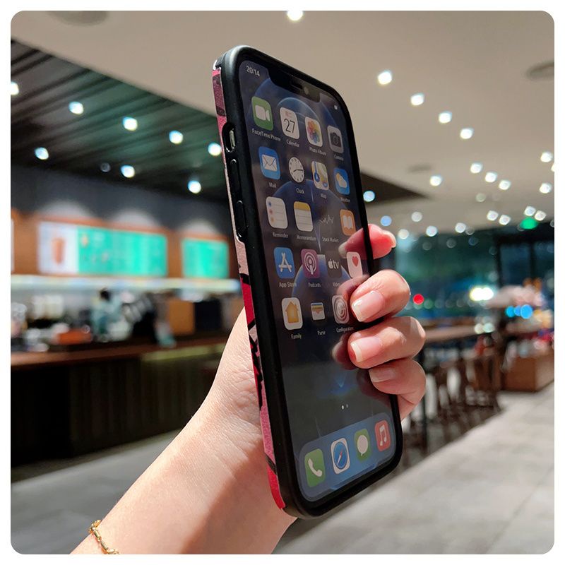 Dễ Thương Ốp Điện Thoại Họa Tiết Gấu Dâu Tây Hoạt Hình Cho iphone 14Promax iPhone14  iPhone13  iPhone12 iPhone11