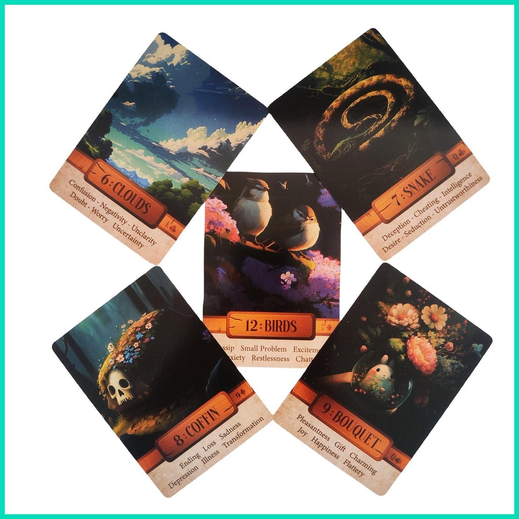 Bộ Bài tarot 36 Lá oracle Đa Năng