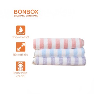 Khăn tắm sợi bông fiber mềm mại BONBOX BT20 thân thiện cho da - Chính Hãng