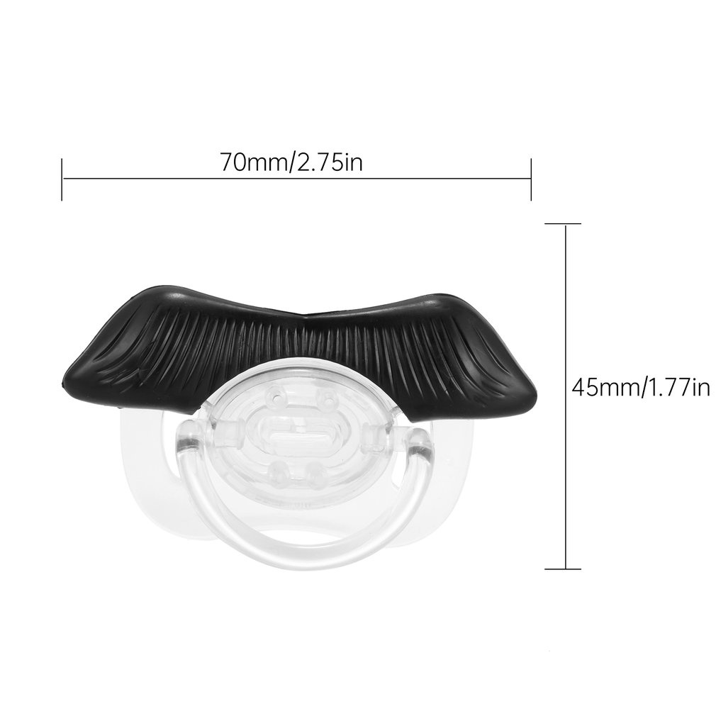 Núm Vú Giả Bằng Silicon Mềm Hình Đôi Môi Vui Nhộn Cho Bé Gái Sơ Sinh