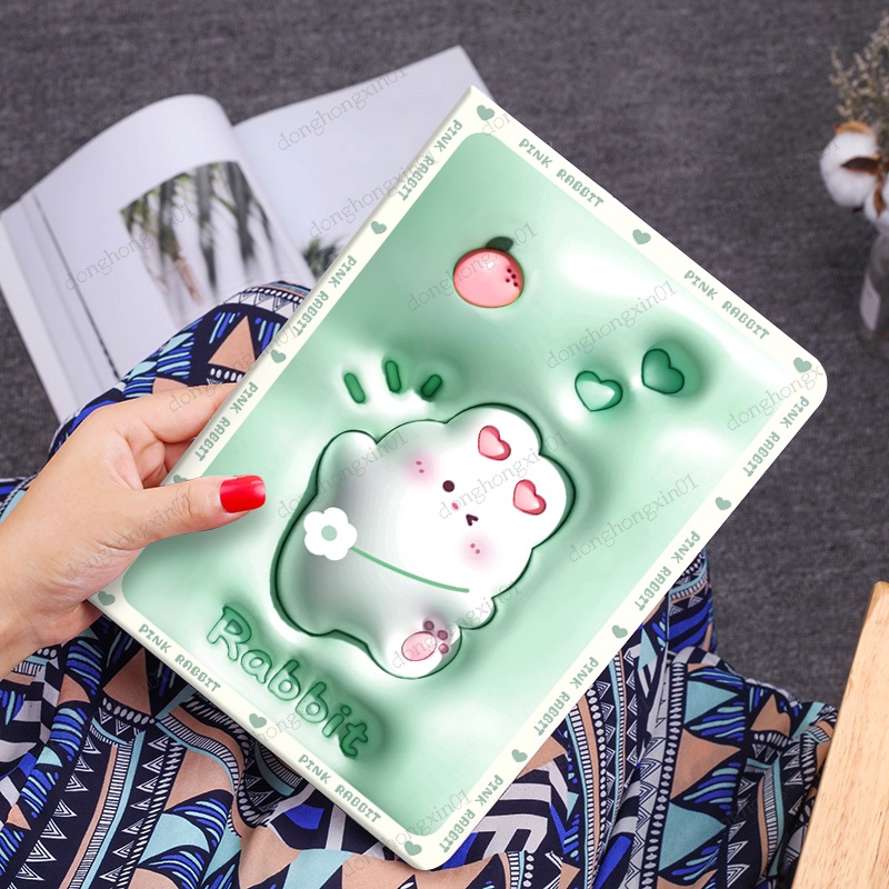 Bao Da Máy Tính Bảng Phối Silicon Hình Thỏ Cho xiaomi redmi pad se 11 inch 2023 xiaomi mi pad 5 6 pro 11 inch redmi pad 10.61 Ốp