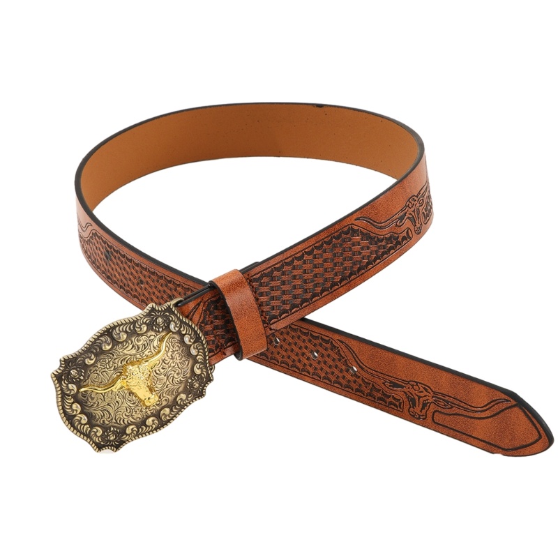 Vòng Hoa arz. Thắt Lưng Da Phong Cách Cao Bồi vintage Dành Cho Nam