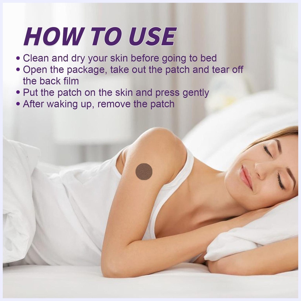 Bộ 10 Miếng Dán Phản Lực Giúp Thư Giãn Sâu Vào Ban Đêm Cho Người Lớn