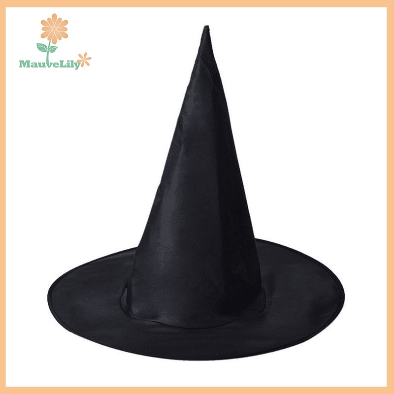 Mũ Phù Thủy Màu Đen Hóa Trang halloween
