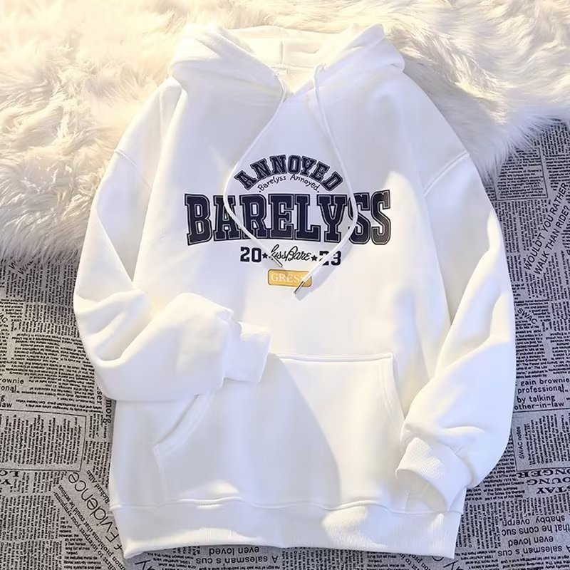 Áo hoodie Lông Cừu Dày Dặn Dáng Rộng Thời Trang vintage Mỹ 300g 4 Màu Tùy Chọn m-4xl Cho Nam