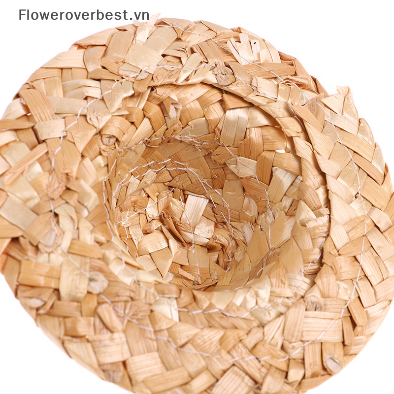 Fbvn Set 2 Mũ Rơm Dệt Thủ Công Trang Trí Búp Bê Trang Sức Thủ Công diy Bán Chạy