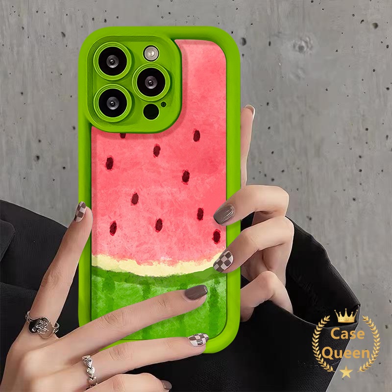 Hoạt Hình Ốp Điện Thoại Mềm Hình Dưa Hấu Cho iphone 7plus 11 15 14 13 12 pro max 7 6s 8 6 plus xr x xs max se 2020