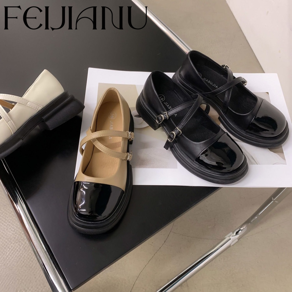 FEIJIANU  Dép nữ Hở Ngón Đế Dày Đẳng cấp Phóng khoáng Nhẹ Điệu đà FDL2300MP3 41Z231012