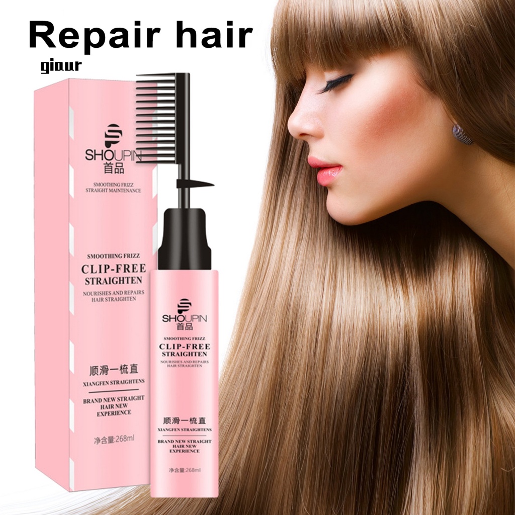 Giaurz Lược Chải Tóc Thẳng Thân Thiện Với Da Đầu Nuôi Dưỡng Tóc Thẳng Dài Lâu