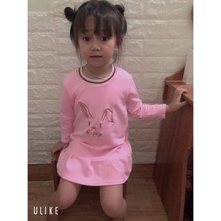 Váy thỏ thu đông cho bé gái