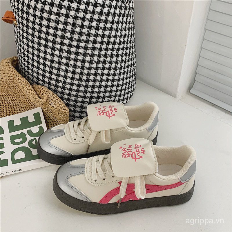 Giày Thể Thao Đế Bằng Phong Cách retro Mẫu Mới 2023