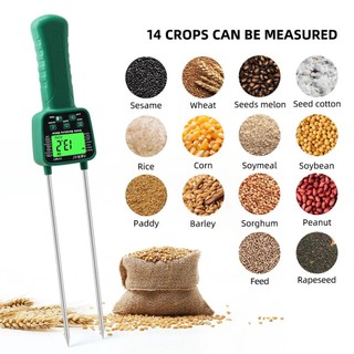 Kỹ thuật số máy đo độ ẩm ngũ cốc 0.1% độ chính xác cao ngô gạo nhiệt độ độ ẩm độ ẩm máy yy-1011 máy đo độ ẩm