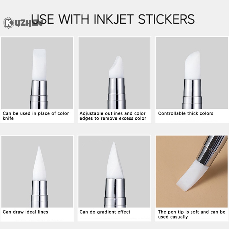 Bút Vẽ Móng Nghệ Thuật Bằng silicone 3d diy