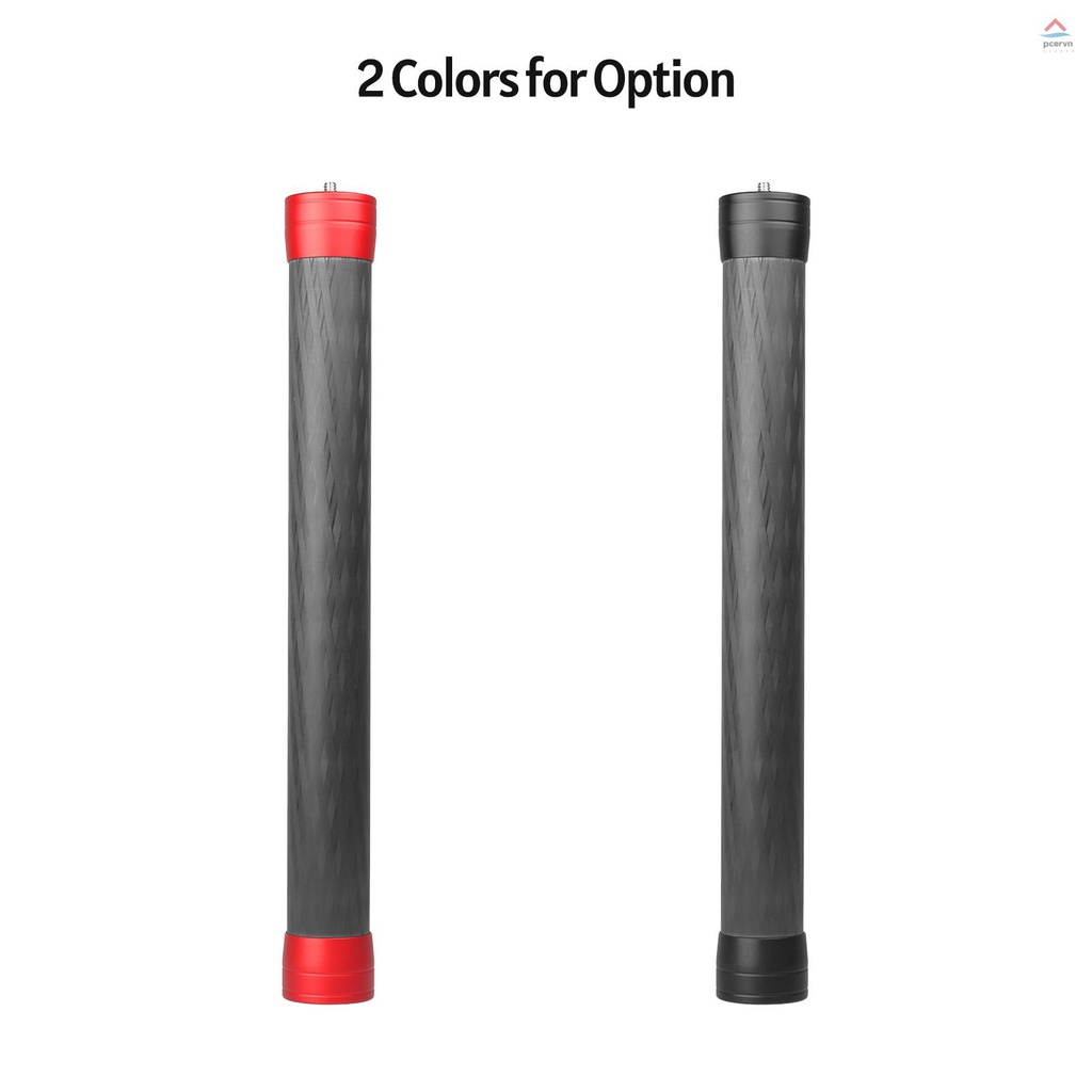 Gậy Nối Dài 35cm / 13.8in Bằng Sợi carbon Thông Dụng Với Thân Nối 1 / 4-inch 3 / 8-inch Cho camera gimbal Điện Thoại rig