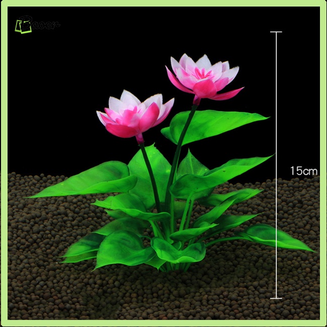 Cây Sen Đá Giả 100% Chính Hãng Dùng Trang Trí Bể Cá