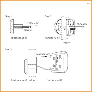 Night Vision Cat Eye Doorbell with Battery - Smart Home Security Solution