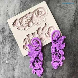 Khuôn silicone Nhấn Bánh & Socola Hình Ren Hoa