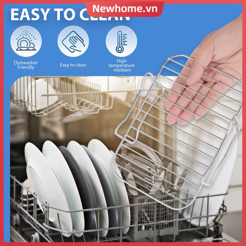 Vỉ Chiên Không Khí Bằng Thép Không Gỉ Cho Nồi Chiên Không Dầu shoptkc6405