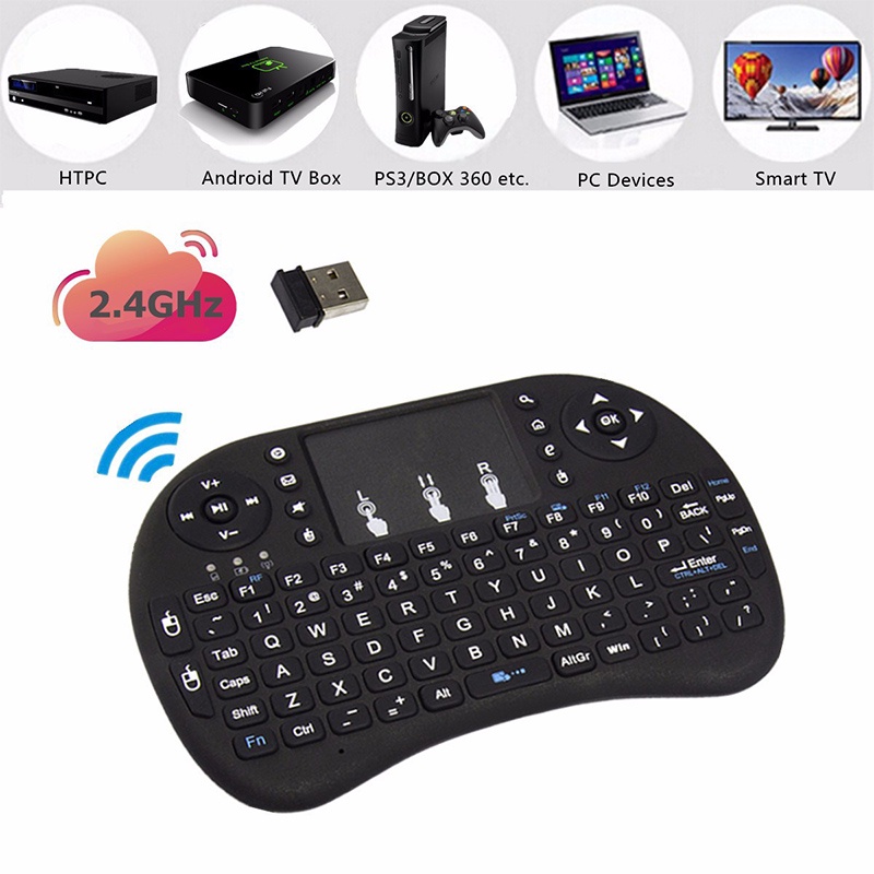 Bàn Phím Không Dây mini Cho laptop / pc / Tablet / windows / mac / tv / xbox / ps3 / raspberry / phone Điện Thoại
