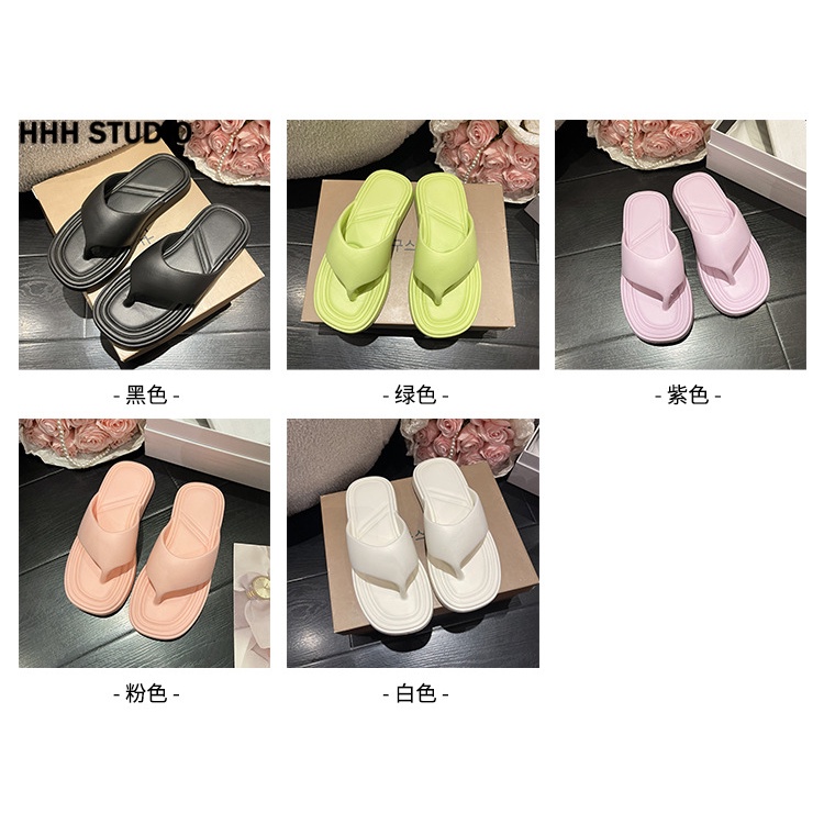 HHH  Dép sandal nữ Hở Ngón Đế Dày Phong cách đơn giản Đáng yêu Đi biển Chất lượng cao FDL23A0MXJ 42Z231018