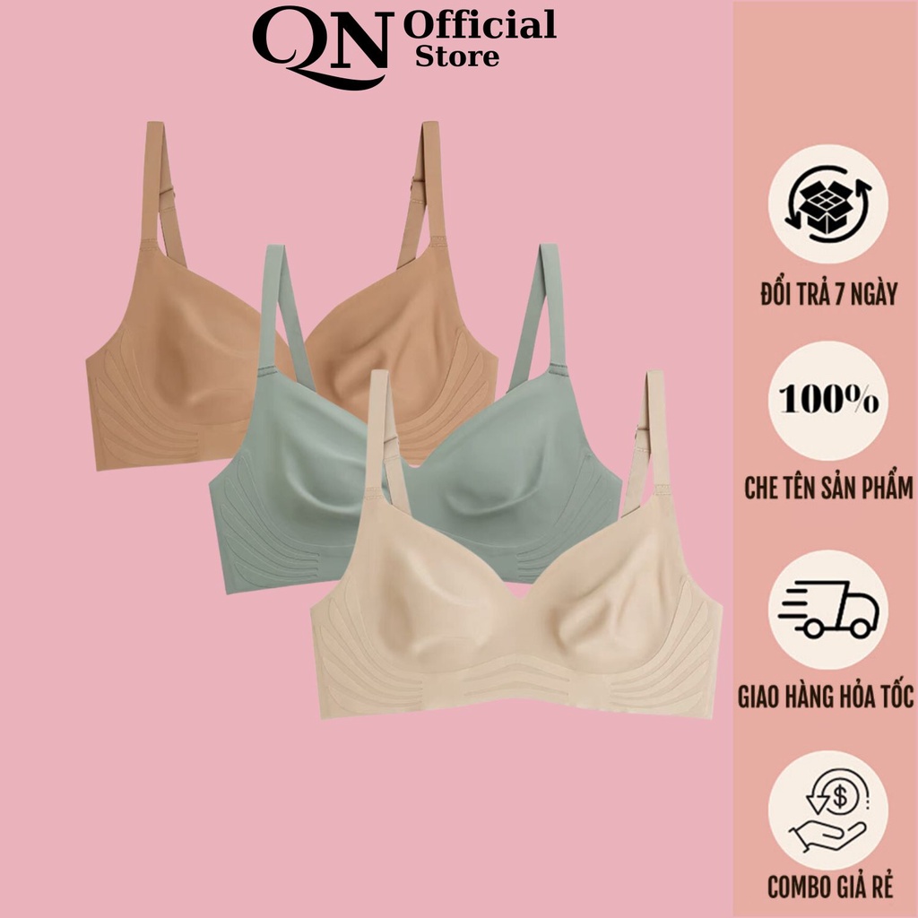 Combo 2 Áo Ngực Su Không Đệm Không Gọng Không Viền Mềm Mại Nâng Ngực Nhẹ Nhàng Gợi Cảm CLOVER - 935