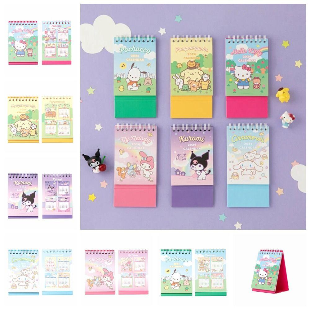 Lịch Để Bàn mini 2024 Kumi Hoạt Hình Dễ Thương Cho Bé Gái