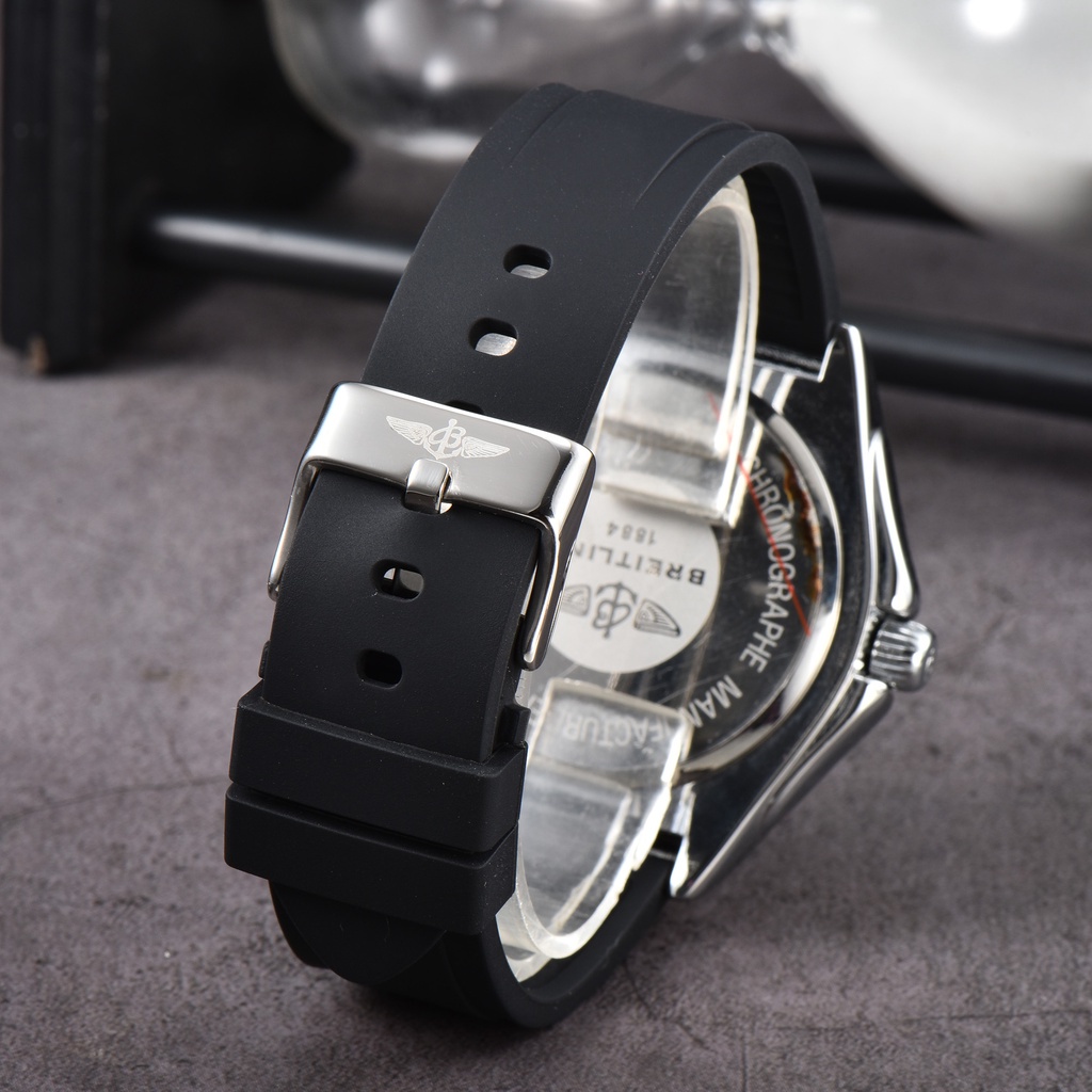 Đồng Hồ quartz Nam Hiển Thị Ngày Dây Cao Su silicone Thời Trang