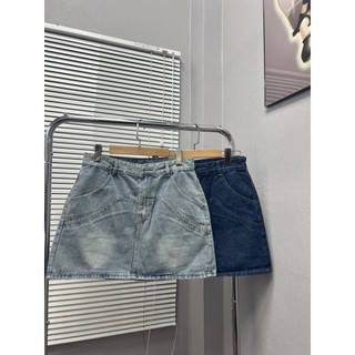 Quần váy phối viền jean ms201 big size 55-90kg