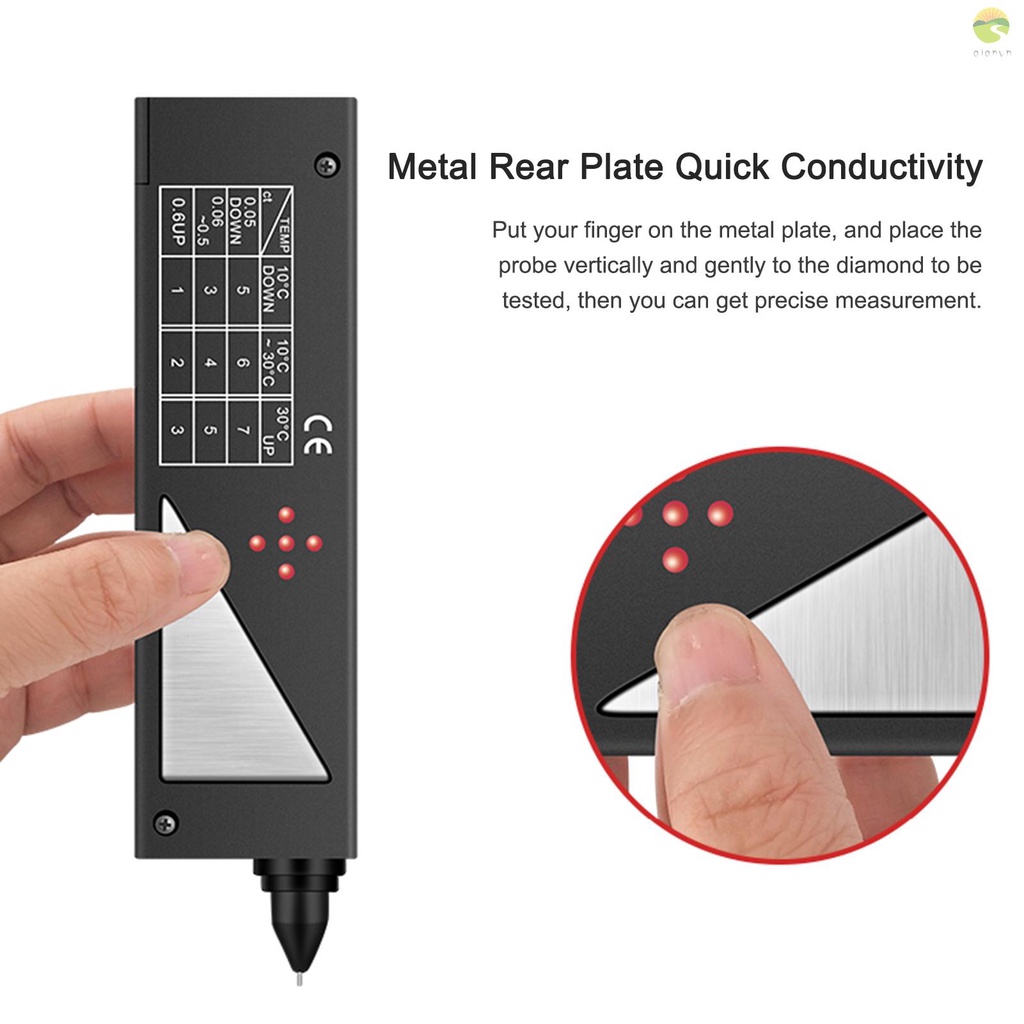 Bút Thử Kim Cương Đá Quý / Trang Sức Có Đèn led Độ Chính Xác Cao Chuyên Nghiệp ii