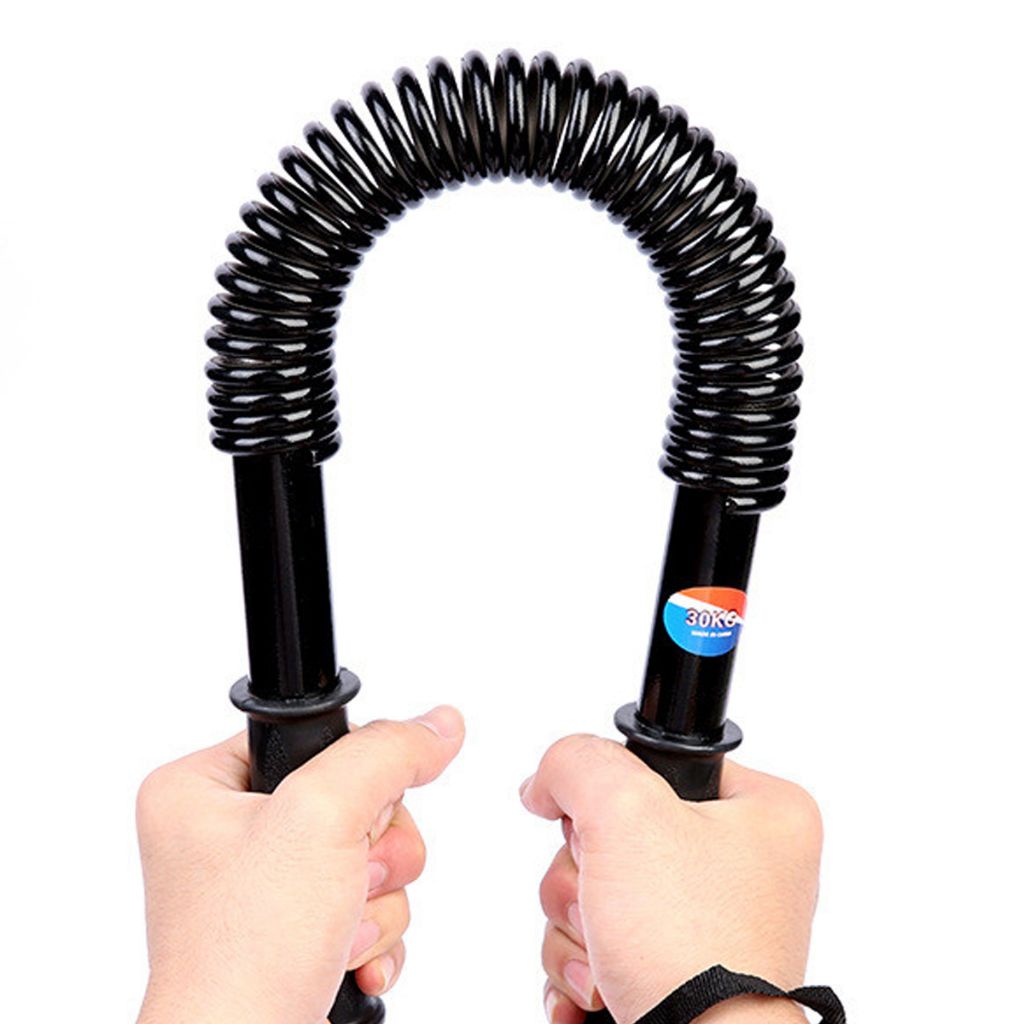 Gậy Lò Xo Bẻ Tập Cơ Tay Ngực Vai Đàn Hồi Cao Bằng Thép Carbon Cao Cấp 20/30/40/50/60kg