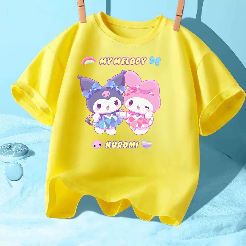 Bộ Đồ Liền Thân Ngắn Tay Họa Tiết Hoạt Hình Dễ Thương Cho Bé