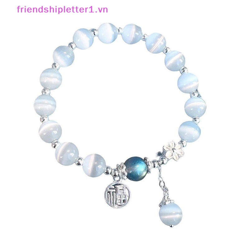 Vòng Đeo Tay Chuỗi Hạt Đá opal Pha Lê Nhẹ Đơn Giản Thời Trang Cho Nữ } Thời Trang} Co Giãn