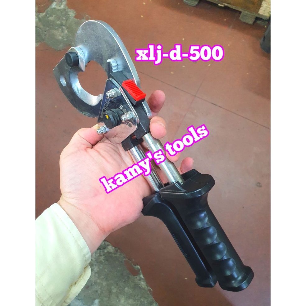 Kìm cắt cáp nhông XLJ-D-500 cắt đồng nhôm 500mm2 40mm cán kéo dài