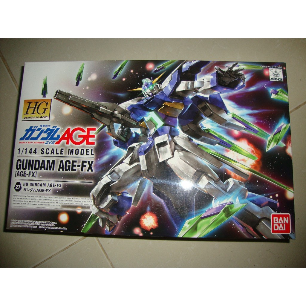 Mô hình lắp ráp HG 1/144 Gundam Age 3 FX Bandai- tặng oto