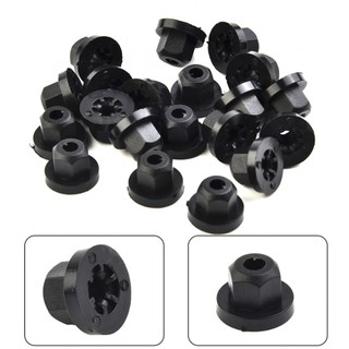 Set 20 đai ốc nhựa 4.5mm chuyên dụng cho bmw blacknylon e36 e39 e61 e65 e90 e91 x3