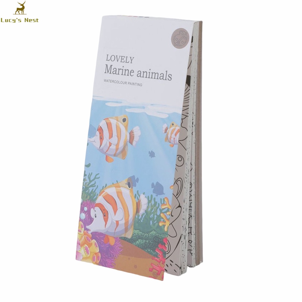 Sách Tô Màu Nước Nhiều Màu Sắc Cho Bé