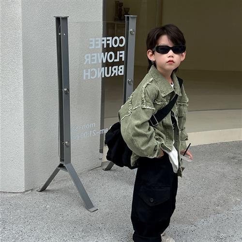 Áo Khoác denim Phong Cách Hàn Quốc Thời Trang Xuân Thu Cho Bé