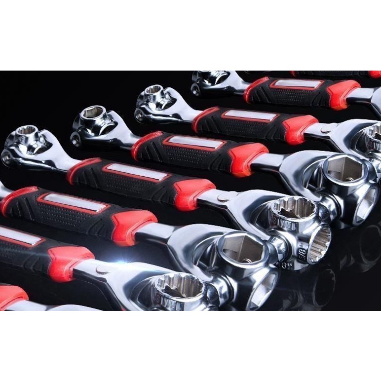 Cờ lê 52 trong một cờ lê đa năng Bộ cờ lê ổ cắm đa năng 8 trong 1 cờ lê ổ cắm đa năng 360 độ/52 tron