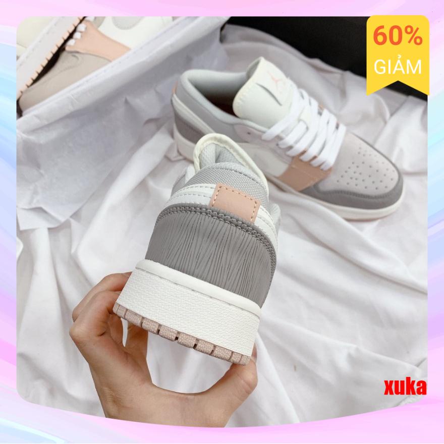 Giày Jordan JD Milan Nam Nữ, Giày Sneaker Jordan Milan màu hồng đất cổ thấp hàng đẹp SALE SỐC