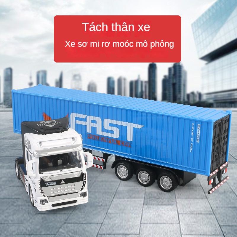 Mô Hình Xe container Bằng Hợp Kim Cho Bé