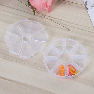 Storage Box 8 Slots Plastic Case Craft Organizer Container Accessories