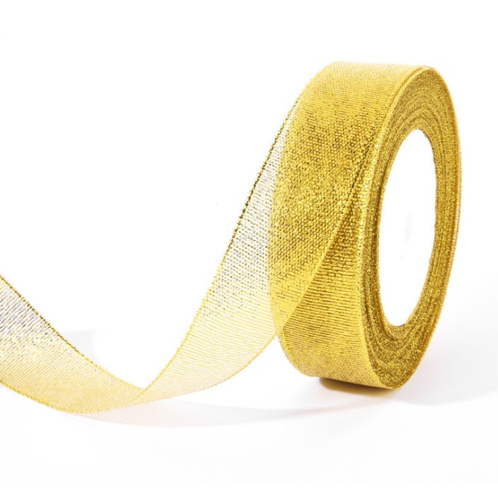 RB51 Dây voan màu dây ruy băng trang trí giáng sinh