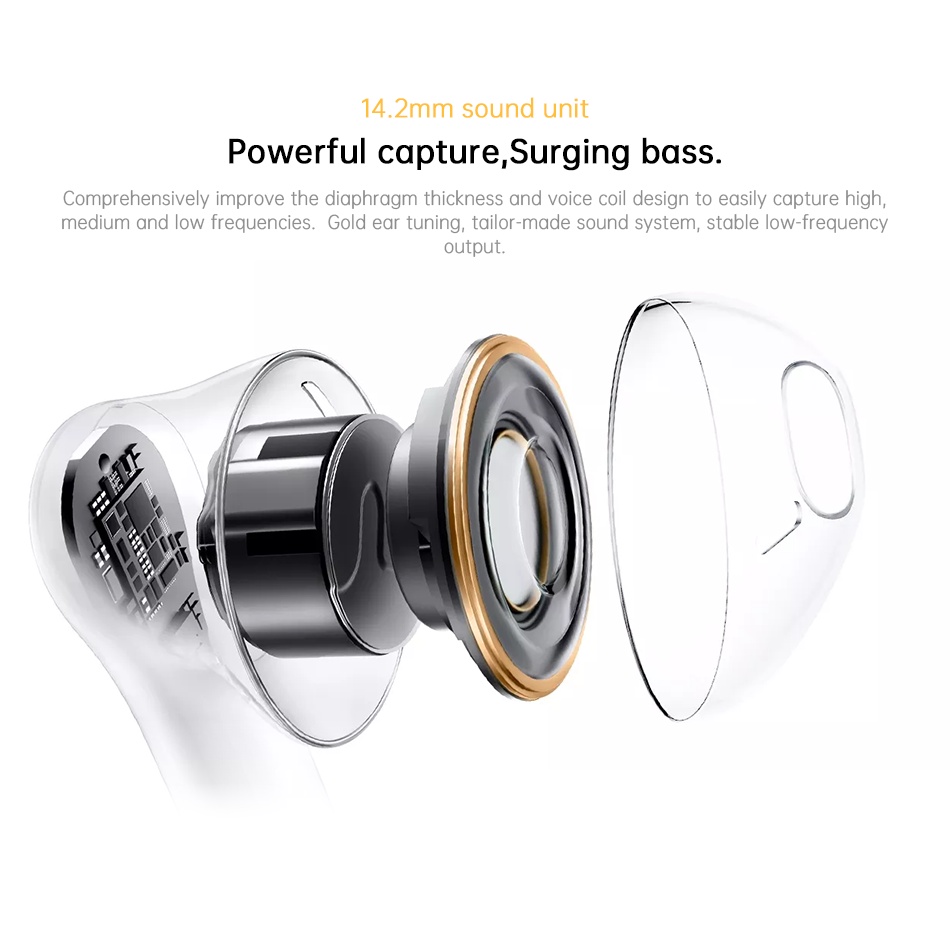 Tai Nghe Nhét Tai vivo iqoo tws air 2 tws Kết Nối bluetooth 5.3 Âm Thanh Sống Động